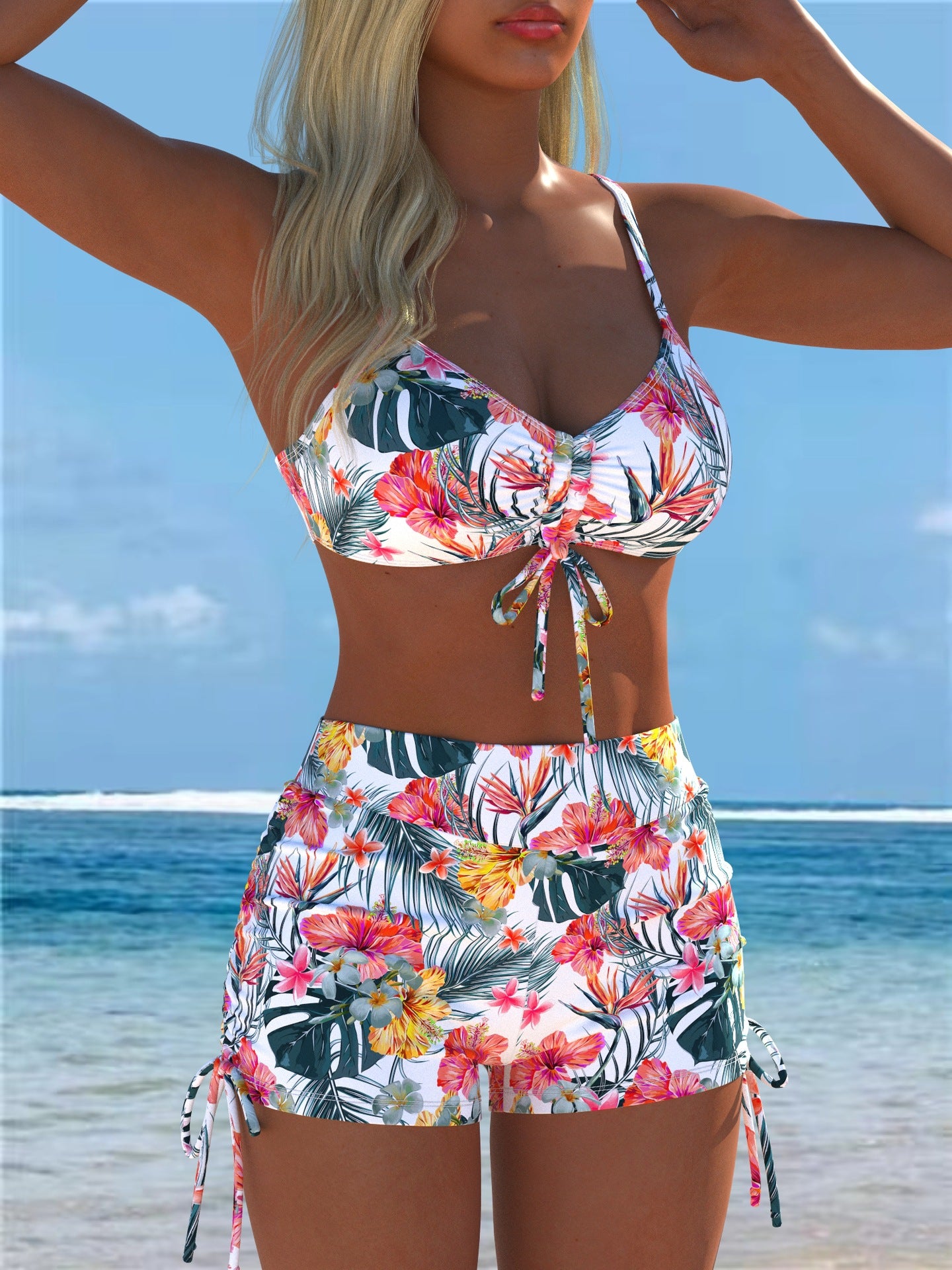 Split swimsuit small vest style swimsuit eprolo
