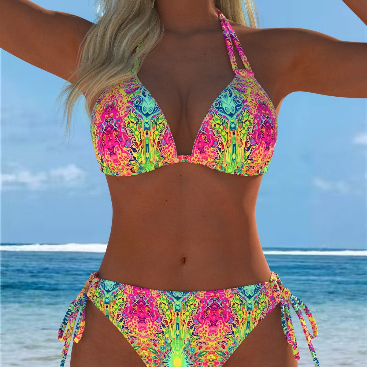 Split swimsuit vest style swimsuit set eprolo