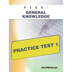 FTCE General Knowledge Practice Test 1 - Paperback