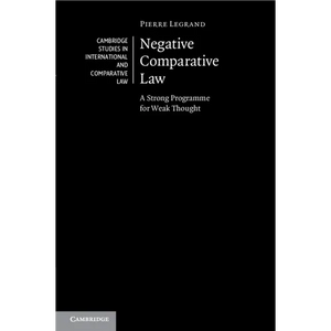 Negative Comparative Law - Paperback