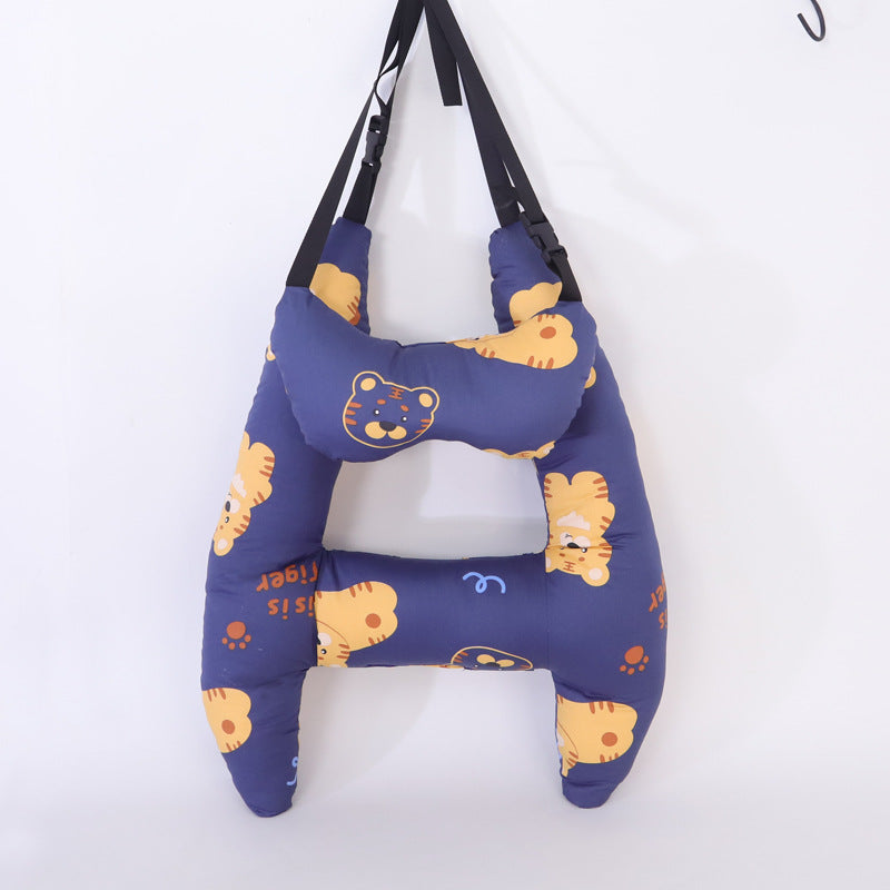 Car Sleeping Pillow Dual purpose Cotton Breathable Summer Car Adult Adult Children Washed Pillow Interior Supplies eprolo