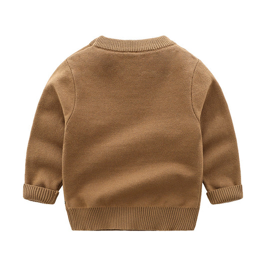 Round Neck Pullover Dinosaur Sweater Cross-border Foreign Trade Children's Clothing eprolo