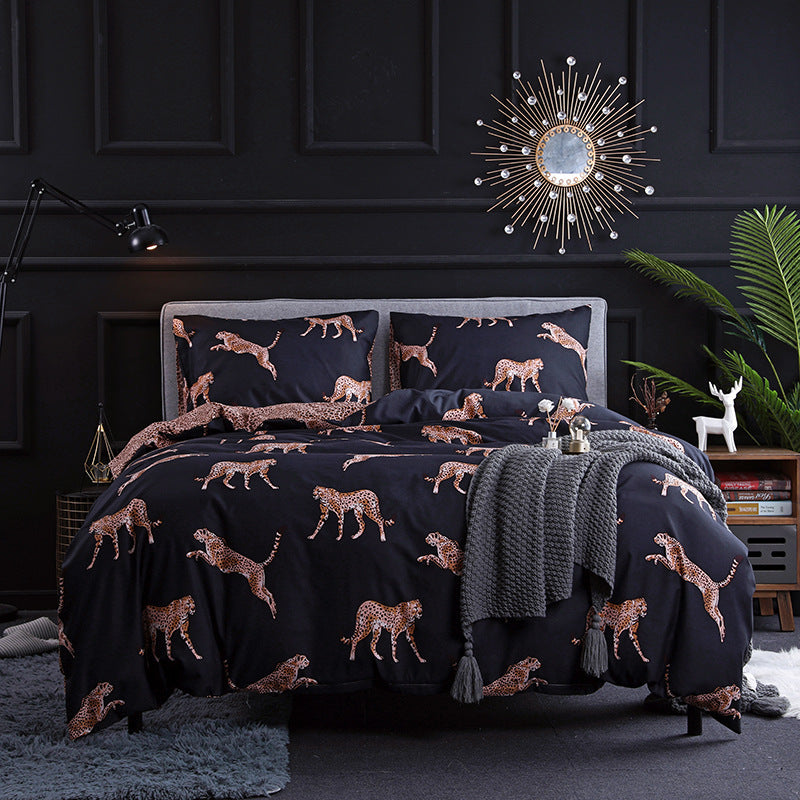 Reactive printing bedding set