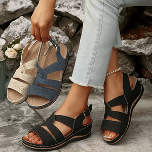 Open Toe Wedge Sandals