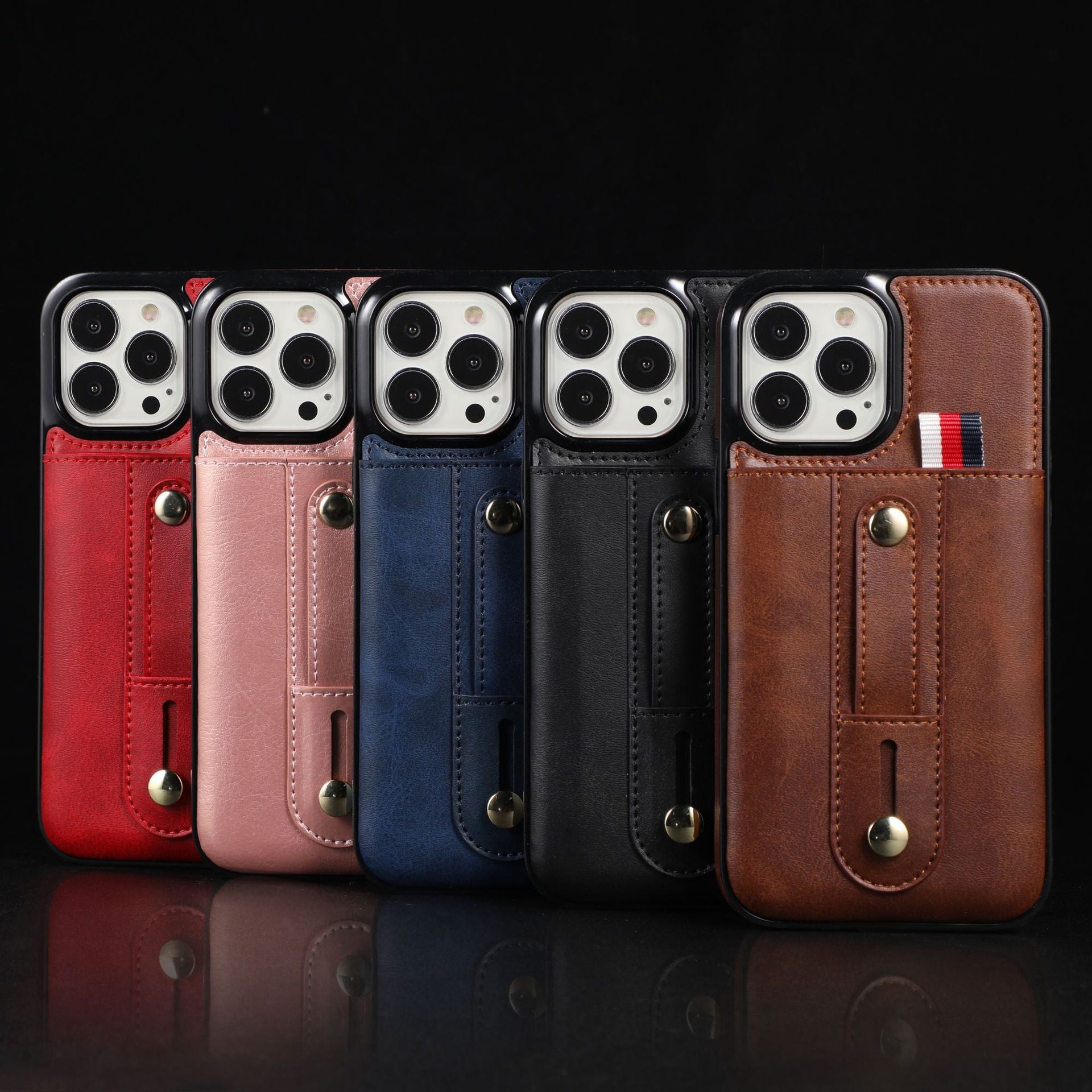 Suitable for IP13PROMAX card insertion phone case Apple 12 bracket phone protection case 11 anti drop case eprolo