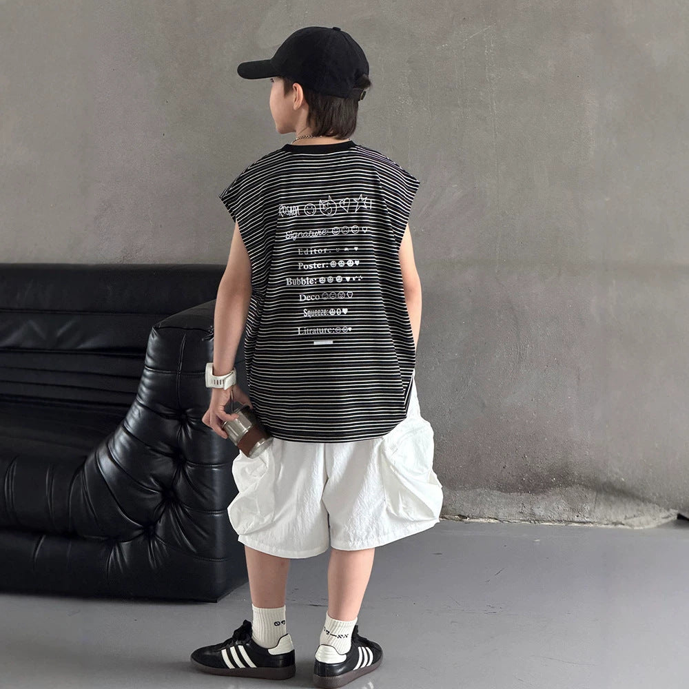 Children's Sleeveless Vest and Shorts Set for Boys eprolo