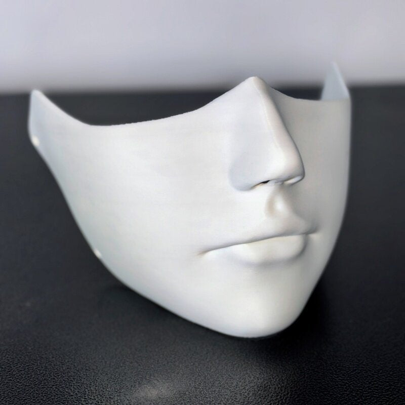 Fashion Hand Painted Half Face Mask Retro Antique Style Peking Opera Mask Cosplay Role Play Mask DIY Home Wall Decor Party Gift eprolo