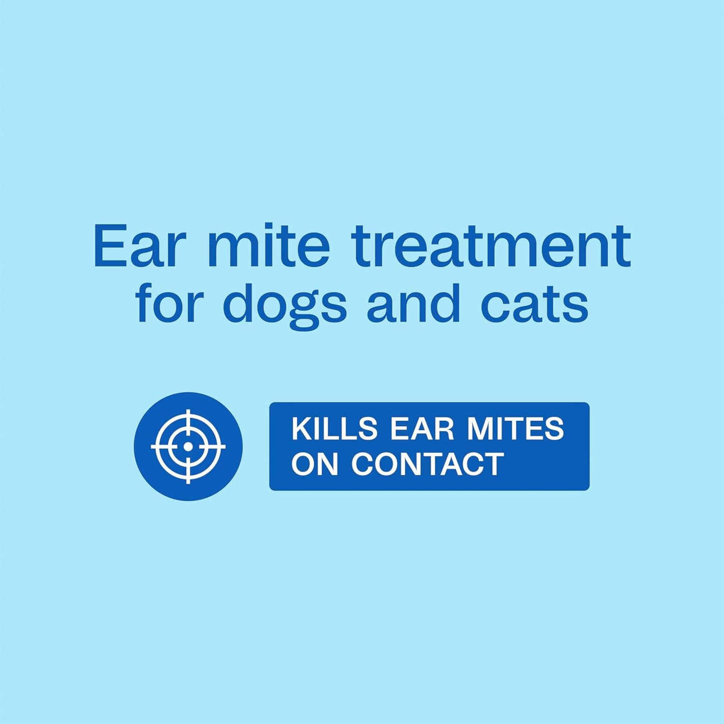 Adams Ear Mite Treatment for Dogs & Cats 0.5oz Kills Mites Fast Soothes Pet Ear 2PCK Paw and Tail Supply