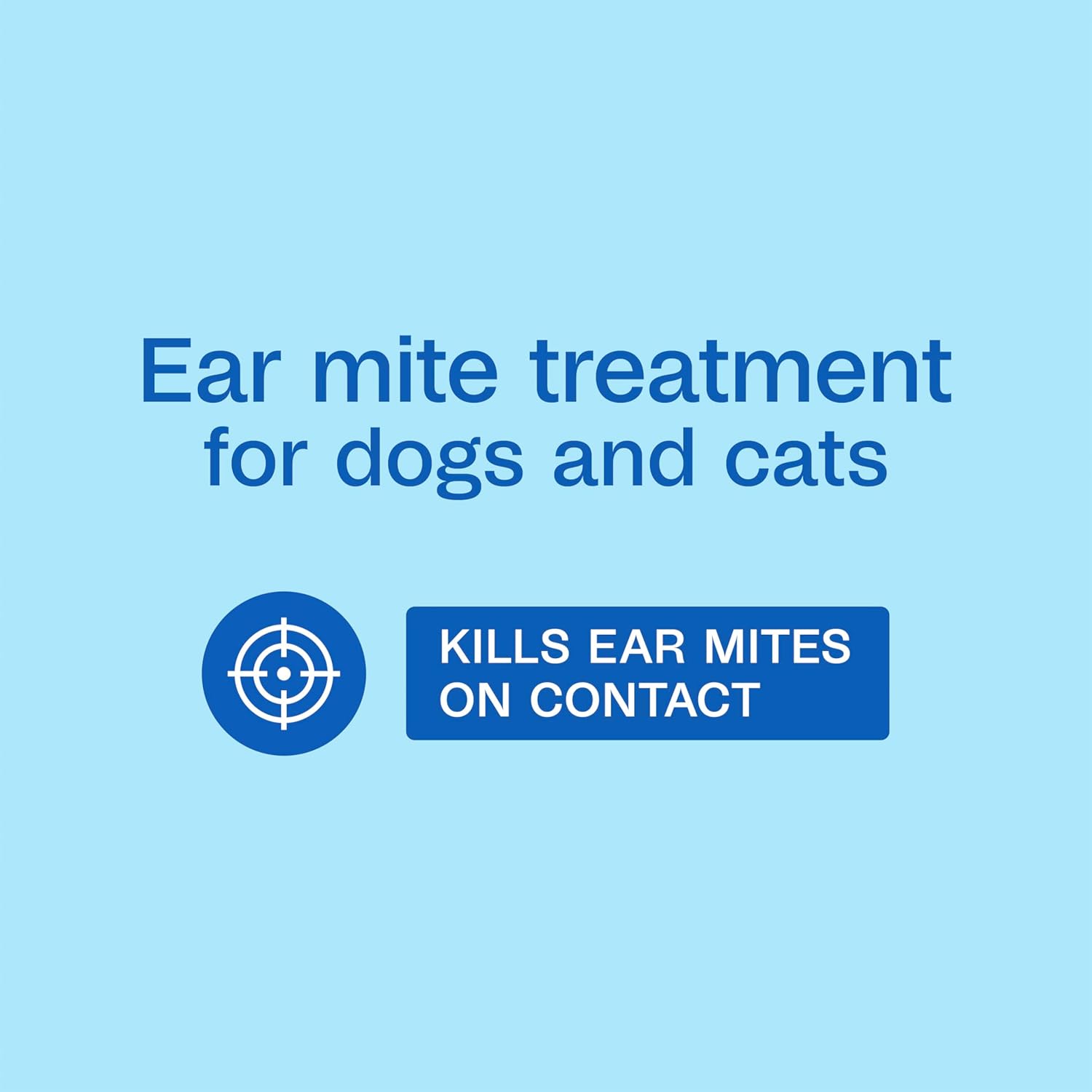 Adams Ear Mite Treatment for Dogs & Cats 0.5oz Kills Mites Fast Soothes Pet Ear 2PCK Paw and Tail Supply