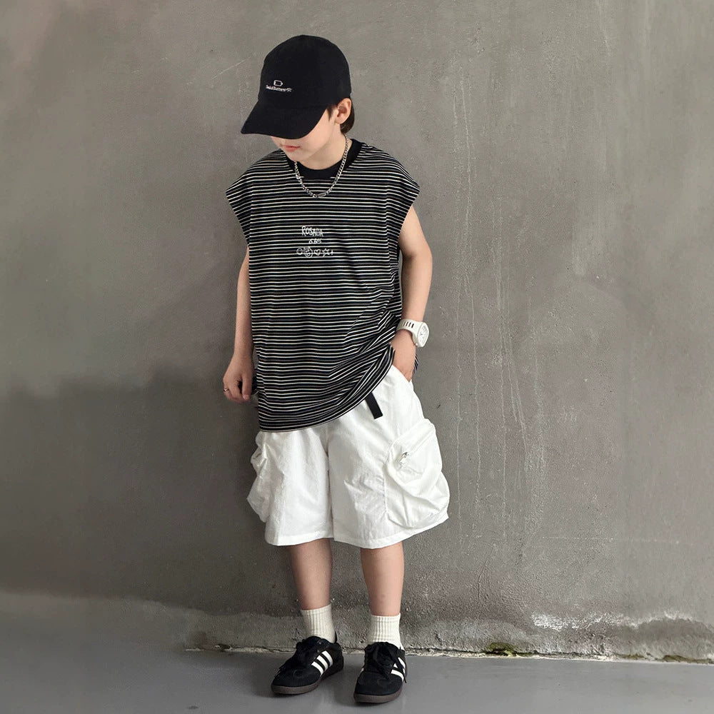 Children's Sleeveless Vest and Shorts Set for Boys eprolo