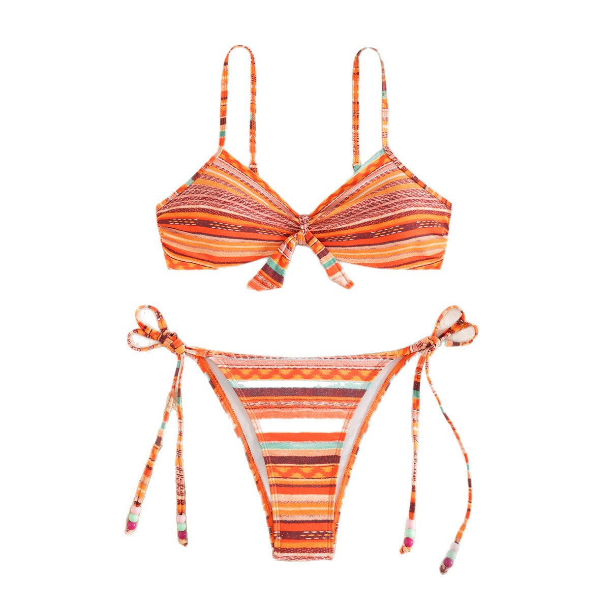 Swimsuit Split Stripe Strap Swimsuit Sexy Seaside eprolo