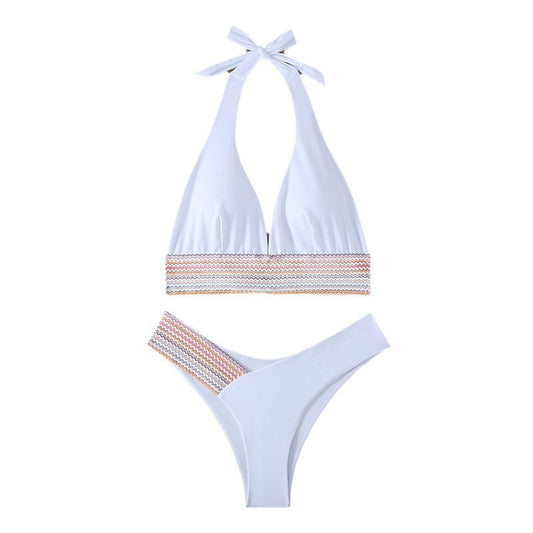 Solid color split swimsuit eprolo