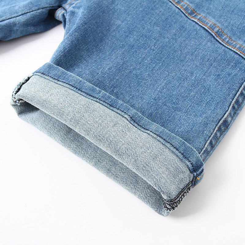 Casual Boy's Denim Shorts Summer Fashion Children's Mid-Length Pants eprolo
