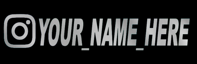 New Car Sticker User Name Custom Personalized Vinyl Decals Motorcycle For Customization Needs Remarks Car Sticker eprolo
