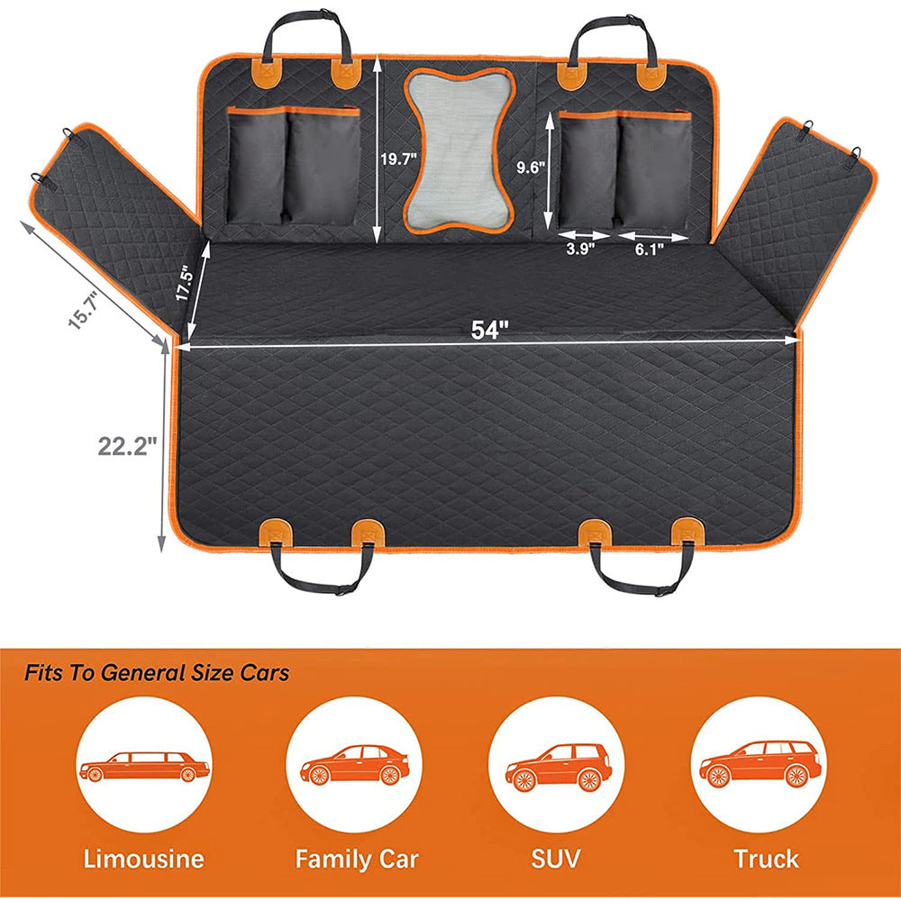 New Car Pet Mat Waterproof Car Back Seat Dog Mat Waterproof Pet Car Mat eprolo