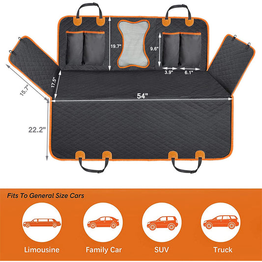 New Car Pet Mat Waterproof Car Back Seat Dog Mat Waterproof Pet Car Mat eprolo