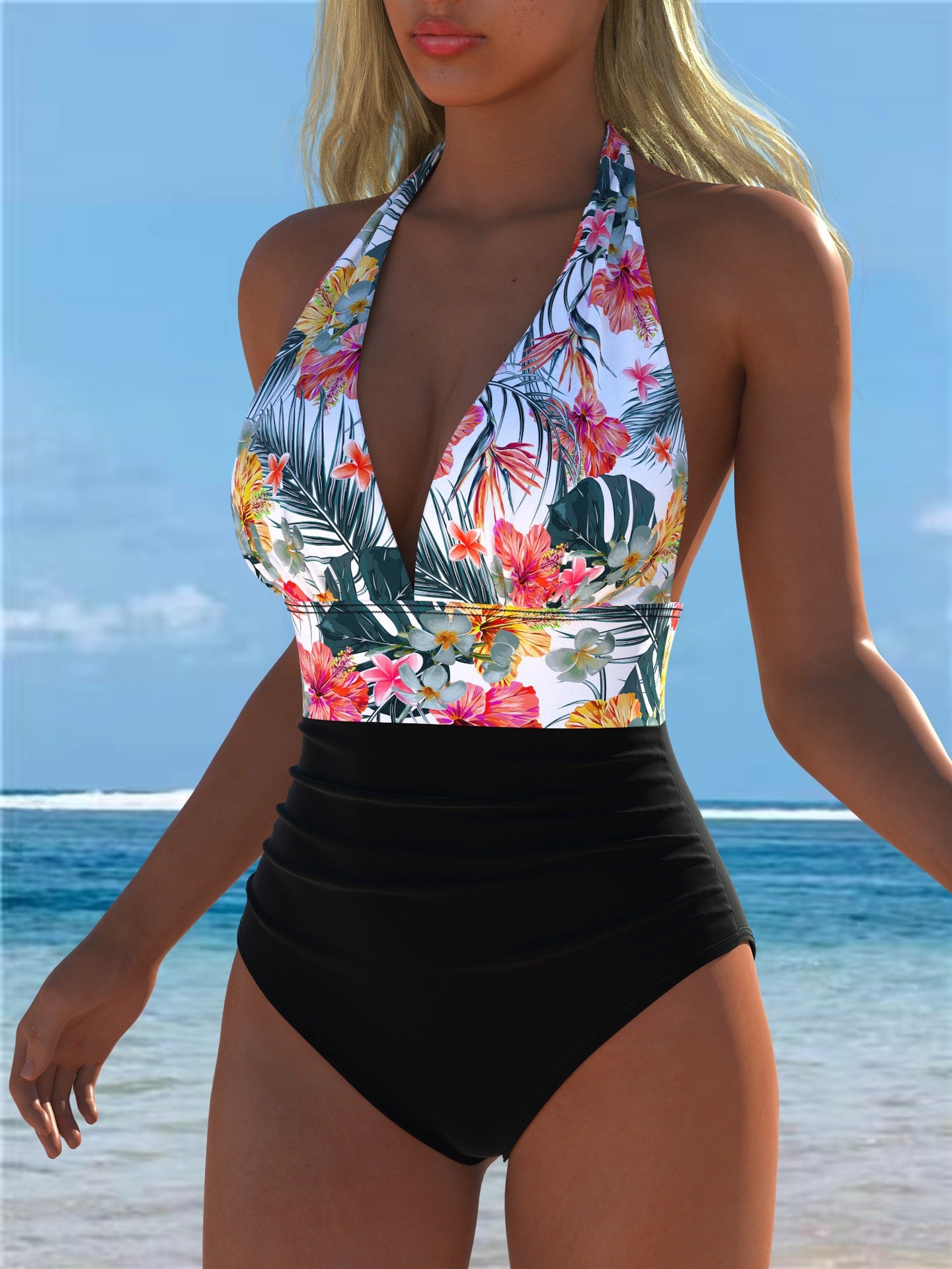 Backless swimsuit eprolo