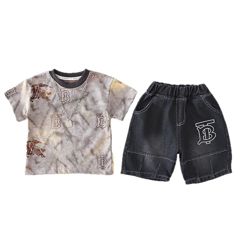 Short sleeved shorts two-piece set of baby clothes eprolo
