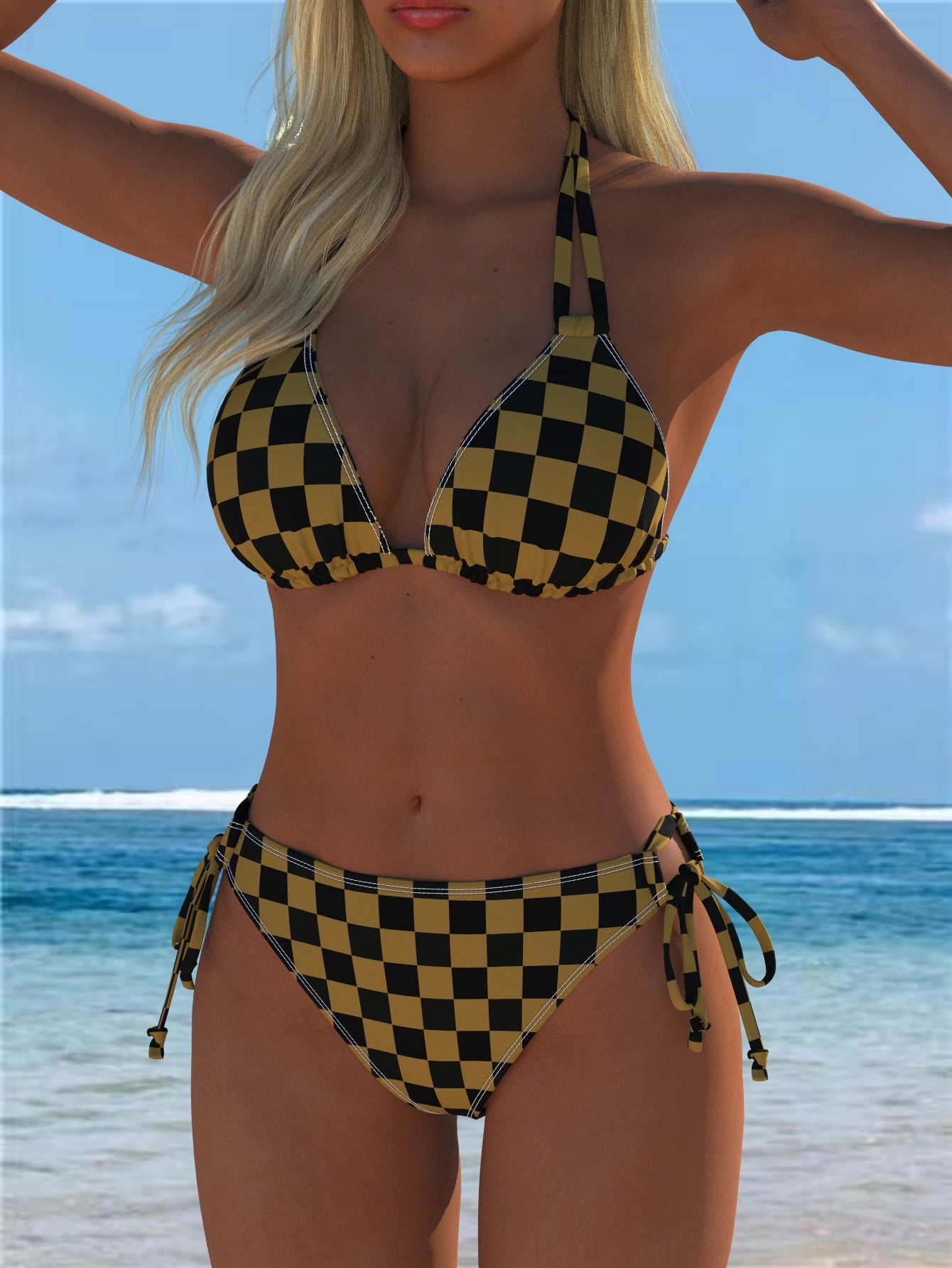 Split swimsuit vest style swimsuit set eprolo