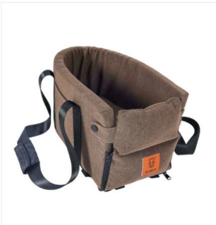 Portable Pet Bed In Car Seat Booster Dog Car Seat Bed First Class with Clip-On Safety Leash eprolo