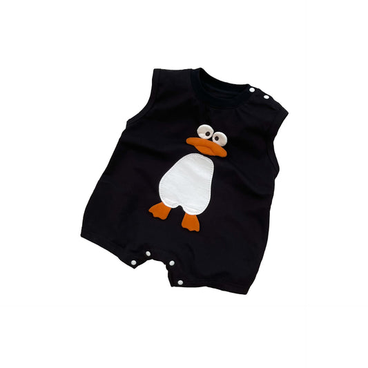 Lightweight Romper with Cute Cartoon Penguin DesignBaby Clothes for Crawling and Outdoor Wear eprolo