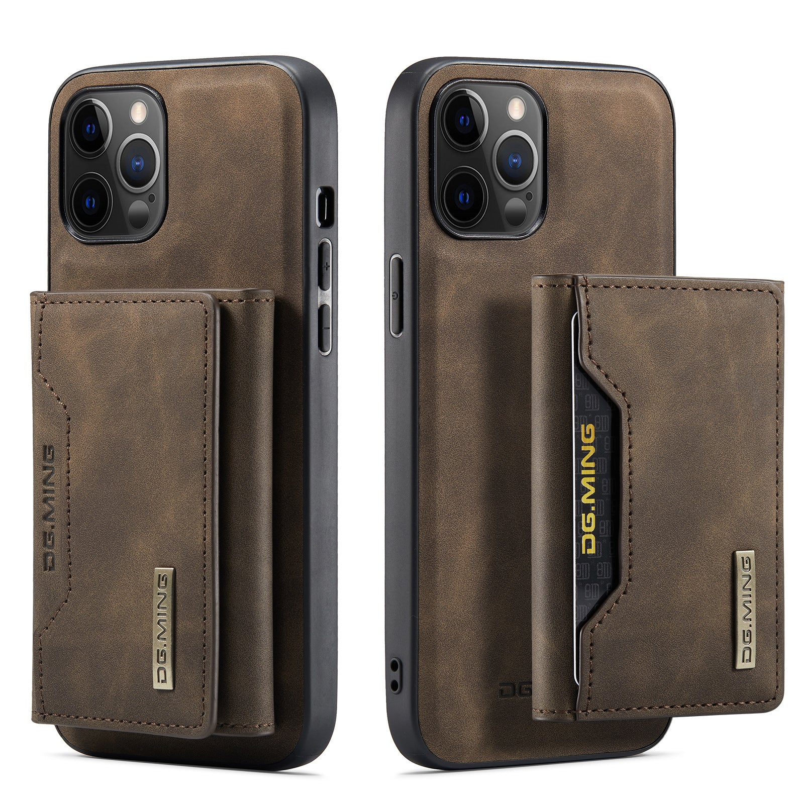 For iPhone12 Pro Max Split Card Case Phone Case iPhone13 Magnetic Card Case Protection Leather Case eprolo