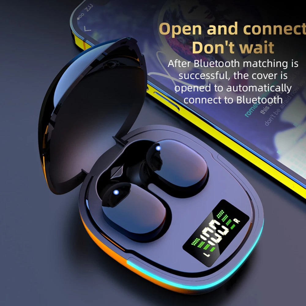 G9S Bluetooth Earphone Battery Display Stereo In Ear Sports TWS Portable eprolo
