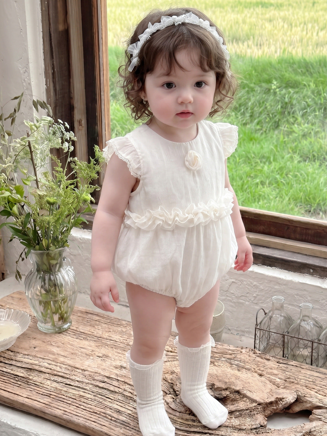 Baby Girl Summer Princess Wind Bodysuit, Cute and Stylish Birthday Outfit eprolo