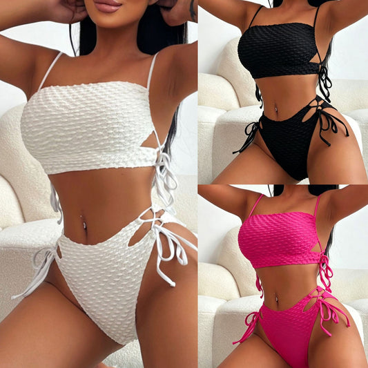 Split drawstring swimsuit eprolo