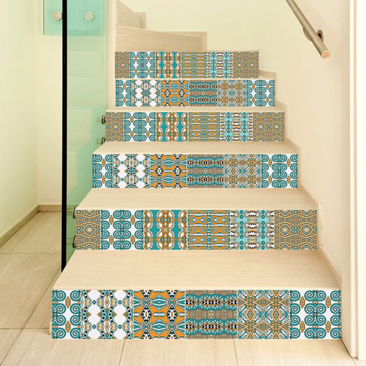Self Adhesive Stair Sticker Living Room DIY Decorative Home Waterproof PVC Wall Sticker Creative