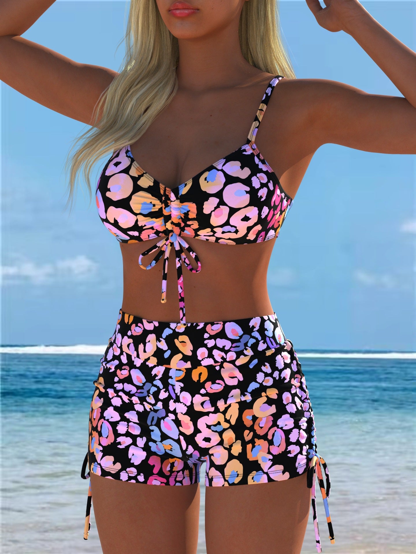 Split swimsuit small vest style swimsuit eprolo