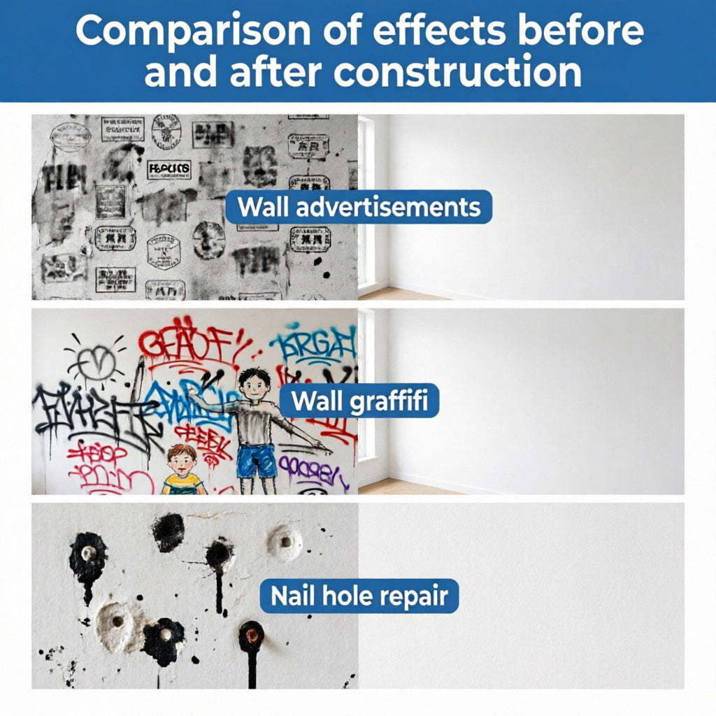 Quick wall repair paste for white wall repair eprolo