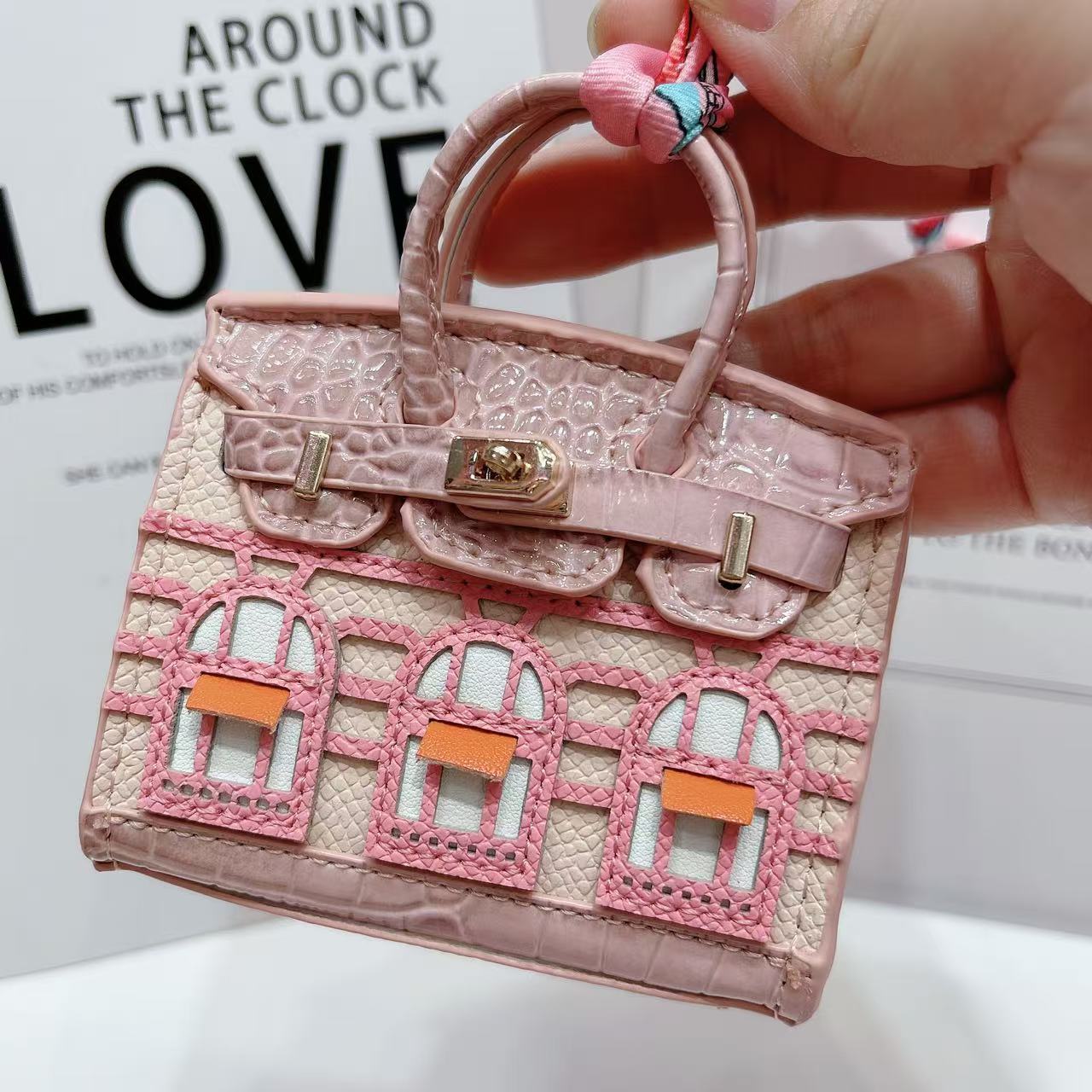 Small house bag mini window pendant headphone bag lipstick car key backpack backpack decoration eprolo