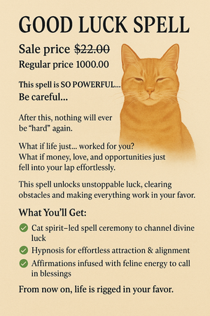 Cat Spirit Manifestation Spell