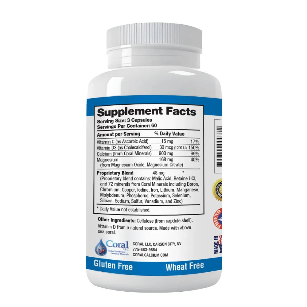 Coral Calcium Supplement with Vitamin D3 & Magnesium – Coral Complex Coral Toothpaste