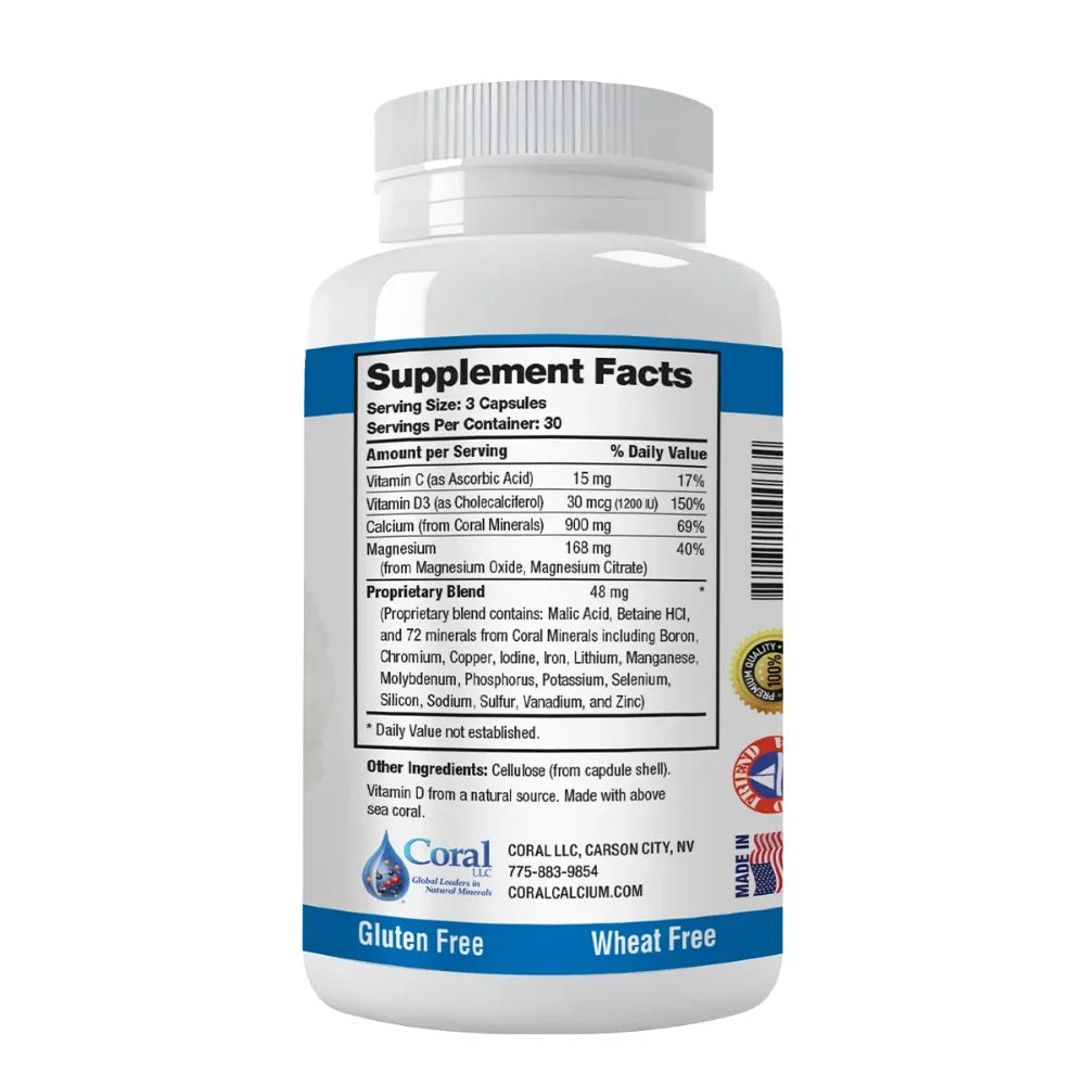 Coral Calcium Supplement with Vitamin D3 & Magnesium – Coral Complex Coral Toothpaste
