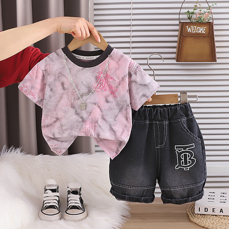 Short sleeved shorts two-piece set of baby clothes eprolo