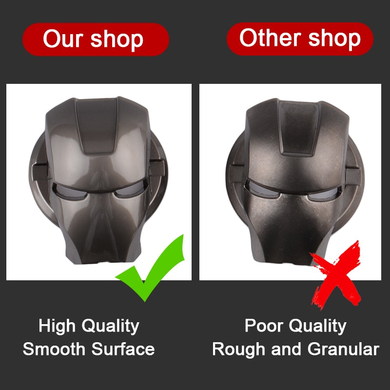 Iron Man Car Interior Engine Ignition Start Stop Button Protective Cover Decoration Sticker Car Interior Accessories eprolo