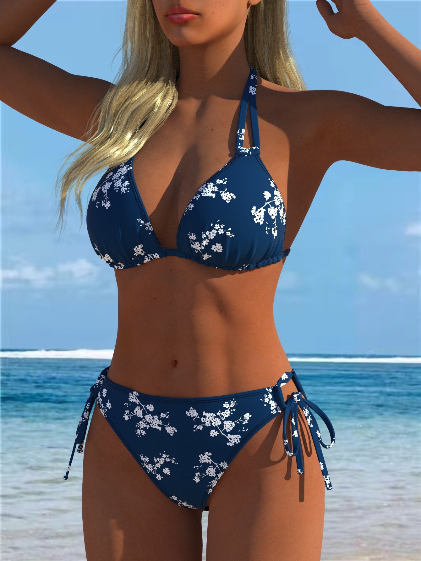 Split swimsuit vest style swimsuit set eprolo