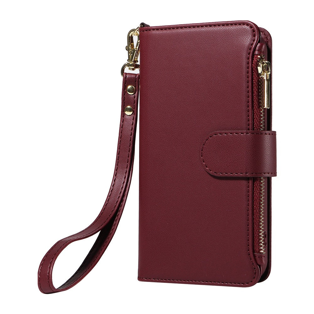 Apple 15 phone case flip wireless charging iPhone 14 phone leather case wallet style phone protection case eprolo