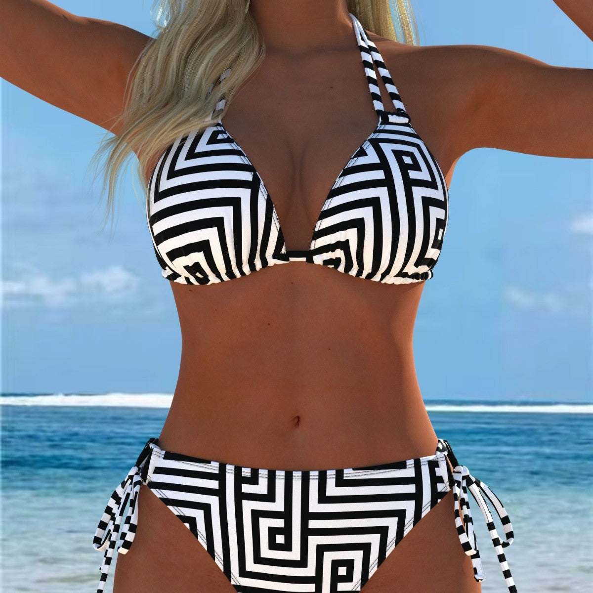 Split swimsuit vest style swimsuit set eprolo