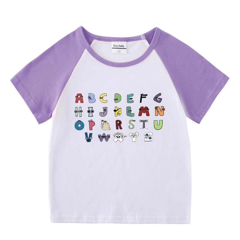 Children's summer short sleeved T-shirt eprolo