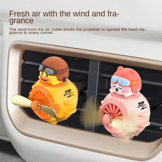 Air Vent Car Freshener, Cute Cartoon Car Perfume Sheets eprolo