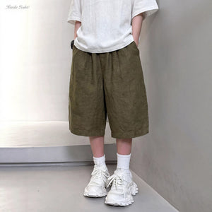Boy's Middle and Large Kids Pants Boy's Five-Quarter Mid-Length Pants