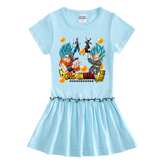 Children's short sleeved dress with half sleeves eprolo