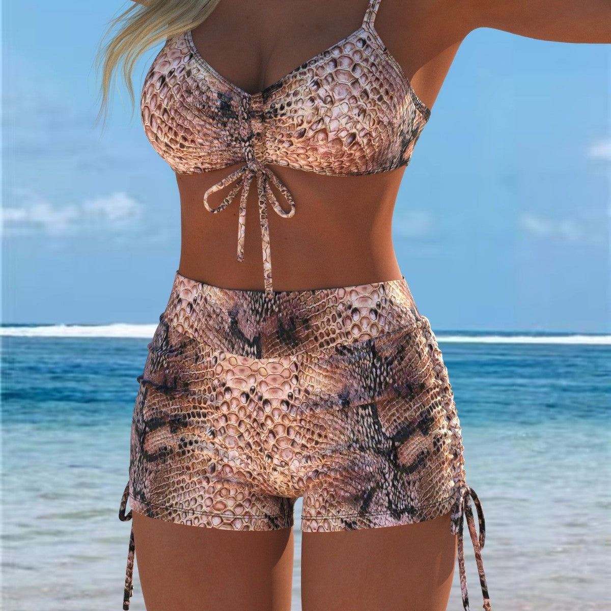 Split swimsuit small vest style swimsuit eprolo