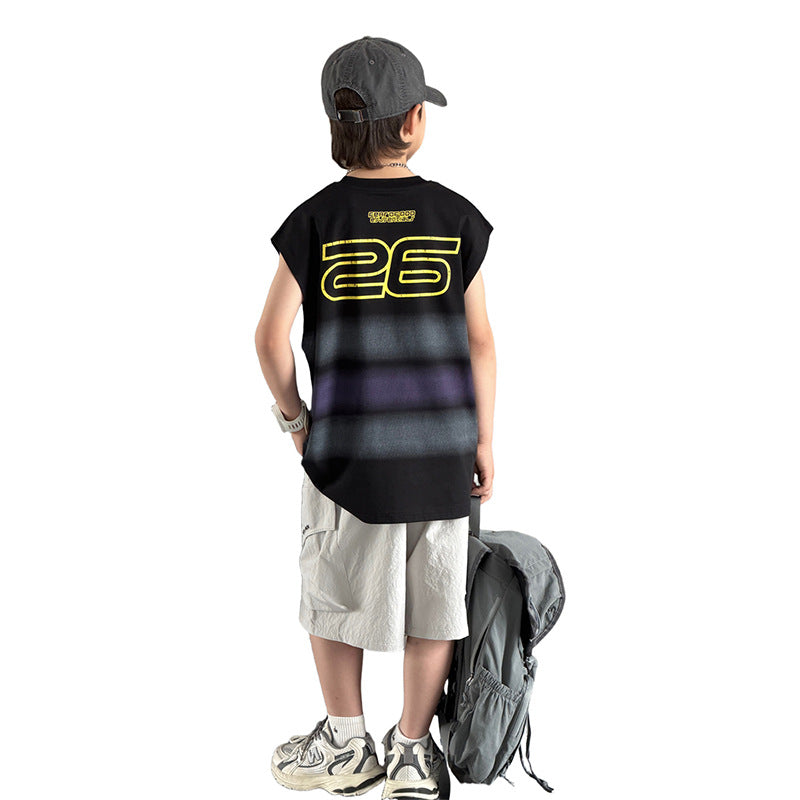 Children's Clothing Boys Sleeveless Set Cool Vest for Kids eprolo