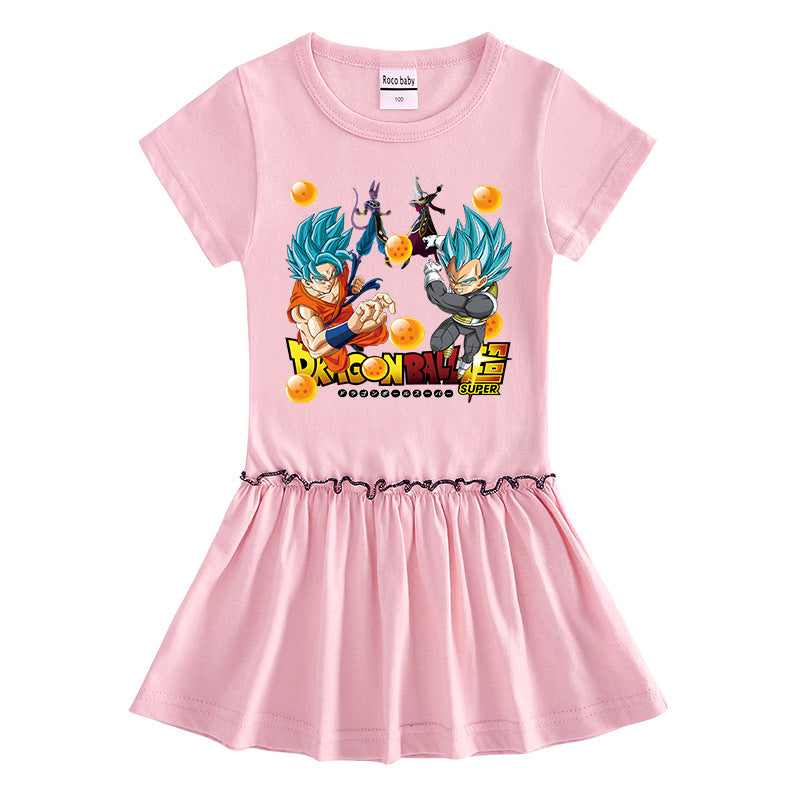 Children's short sleeved dress with half sleeves eprolo