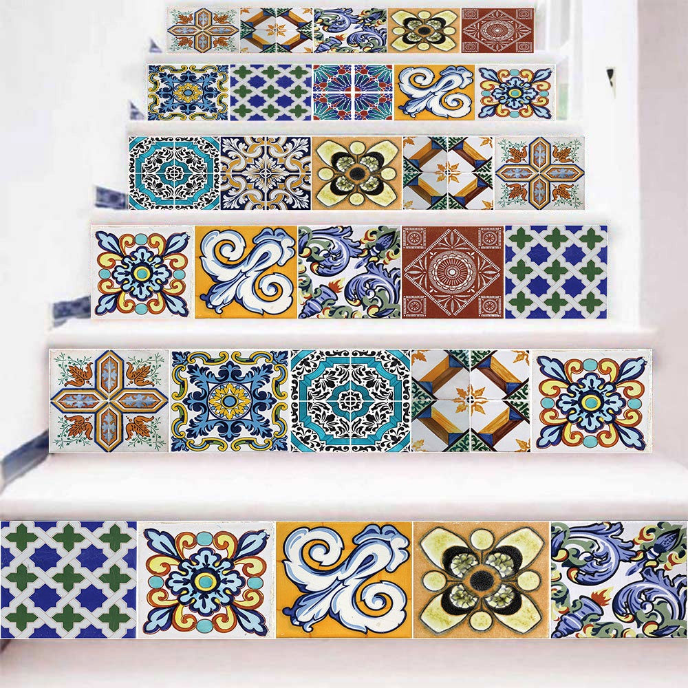 Self Adhesive Stair Sticker Living Room DIY Decorative Home Waterproof PVC Wall Sticker Creative