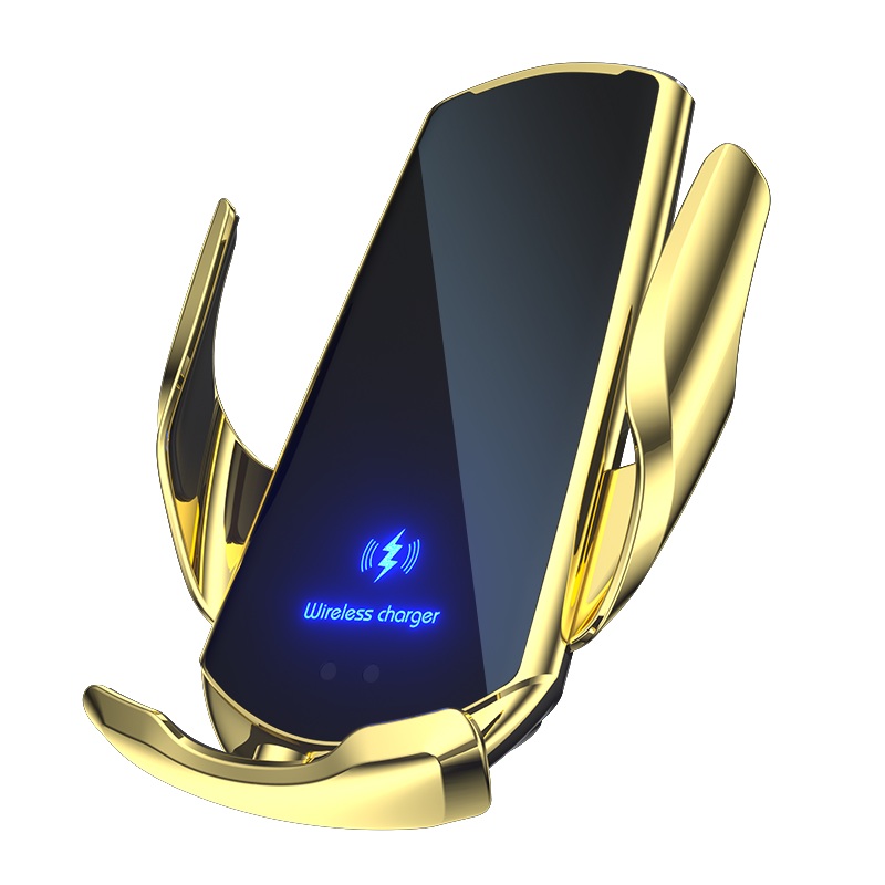 Q3 car wireless charging mobile phone holder 15W induction opening and closing car navigation stand supplies eprolo